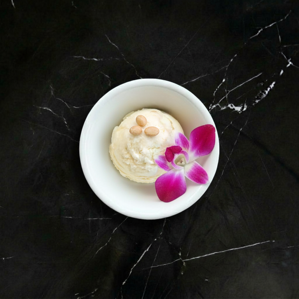 Vanilla ice cream.
