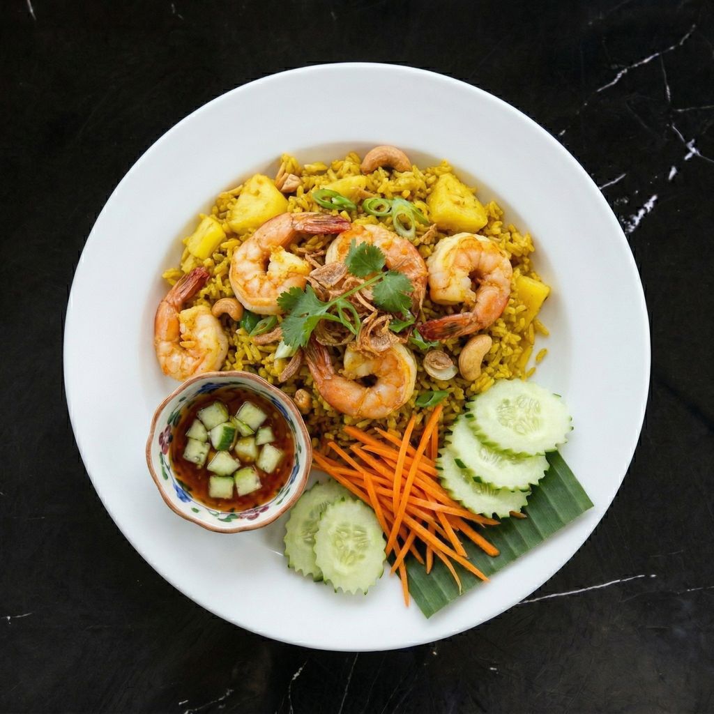 Pineapple Fried Rice ข้าวผัดสัปปะรด.