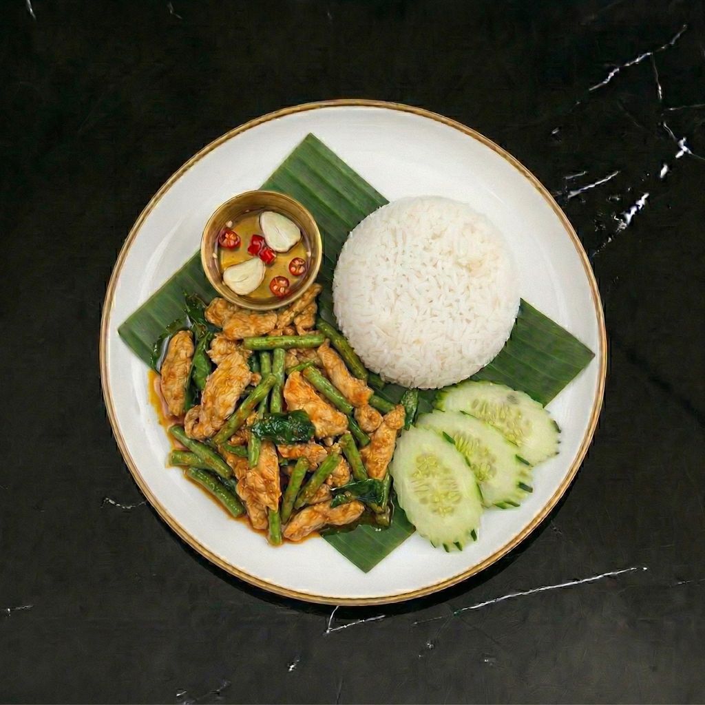 Pad Prik Khing Entree ผัดพริกขิง.