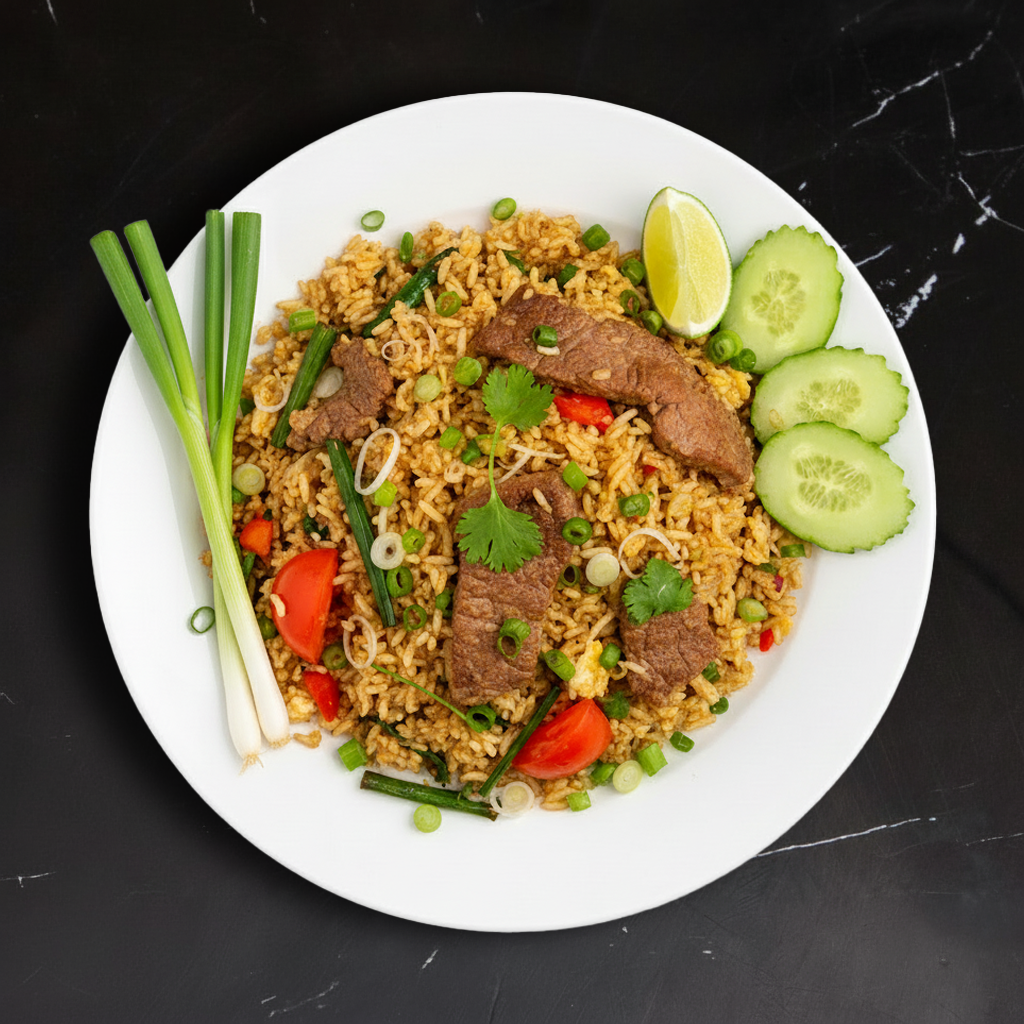 Classic Thai Fried Rice ข้าวผัด.