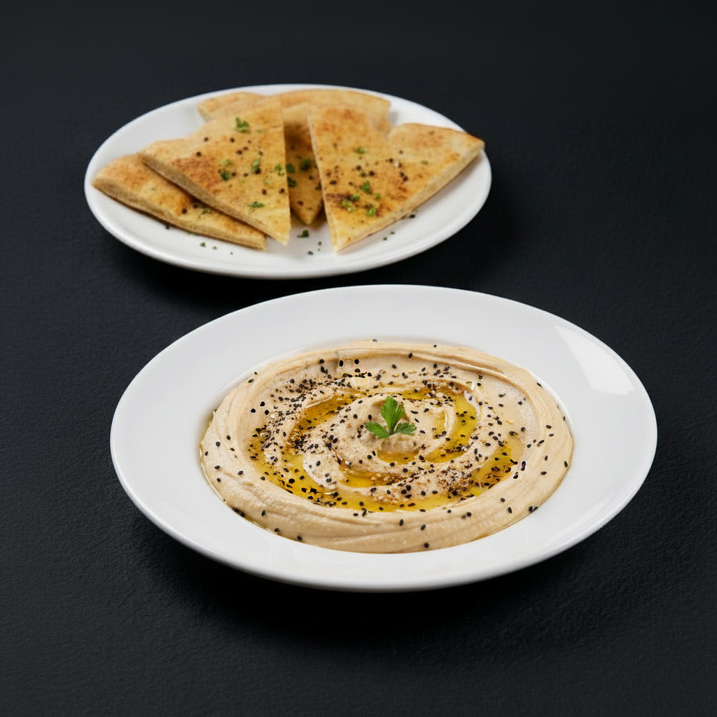 Hummus Plate.