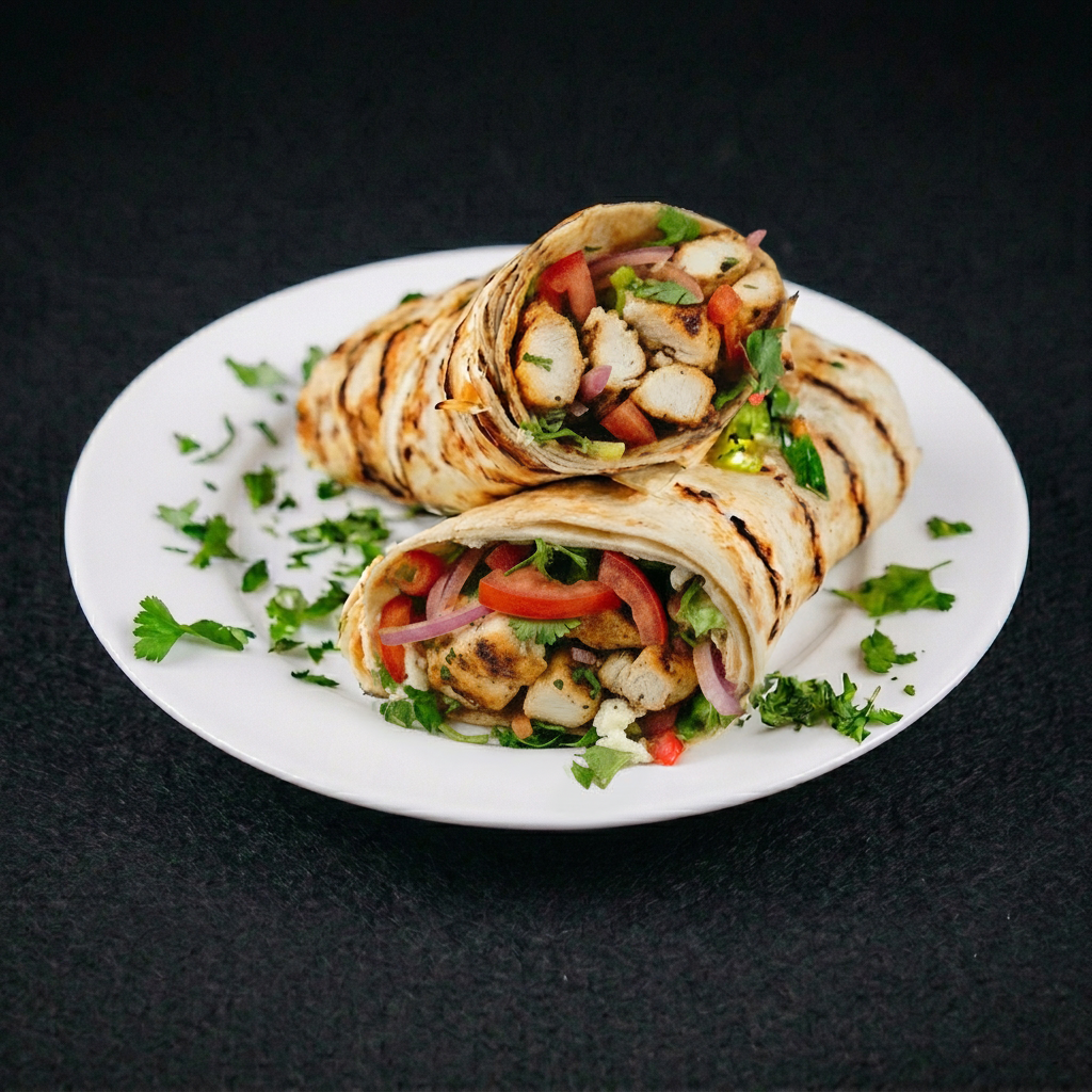 Chicken Shawarma Wrap.