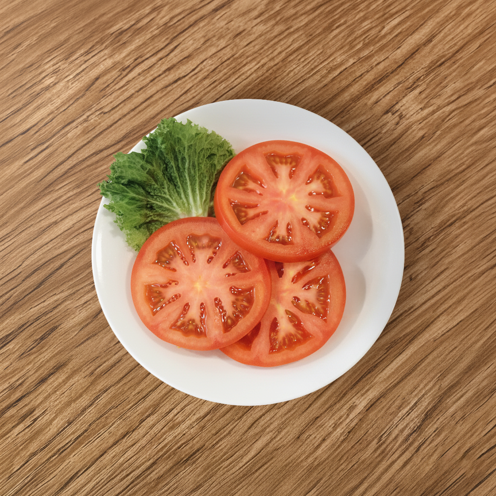 Sliced T'maters.
