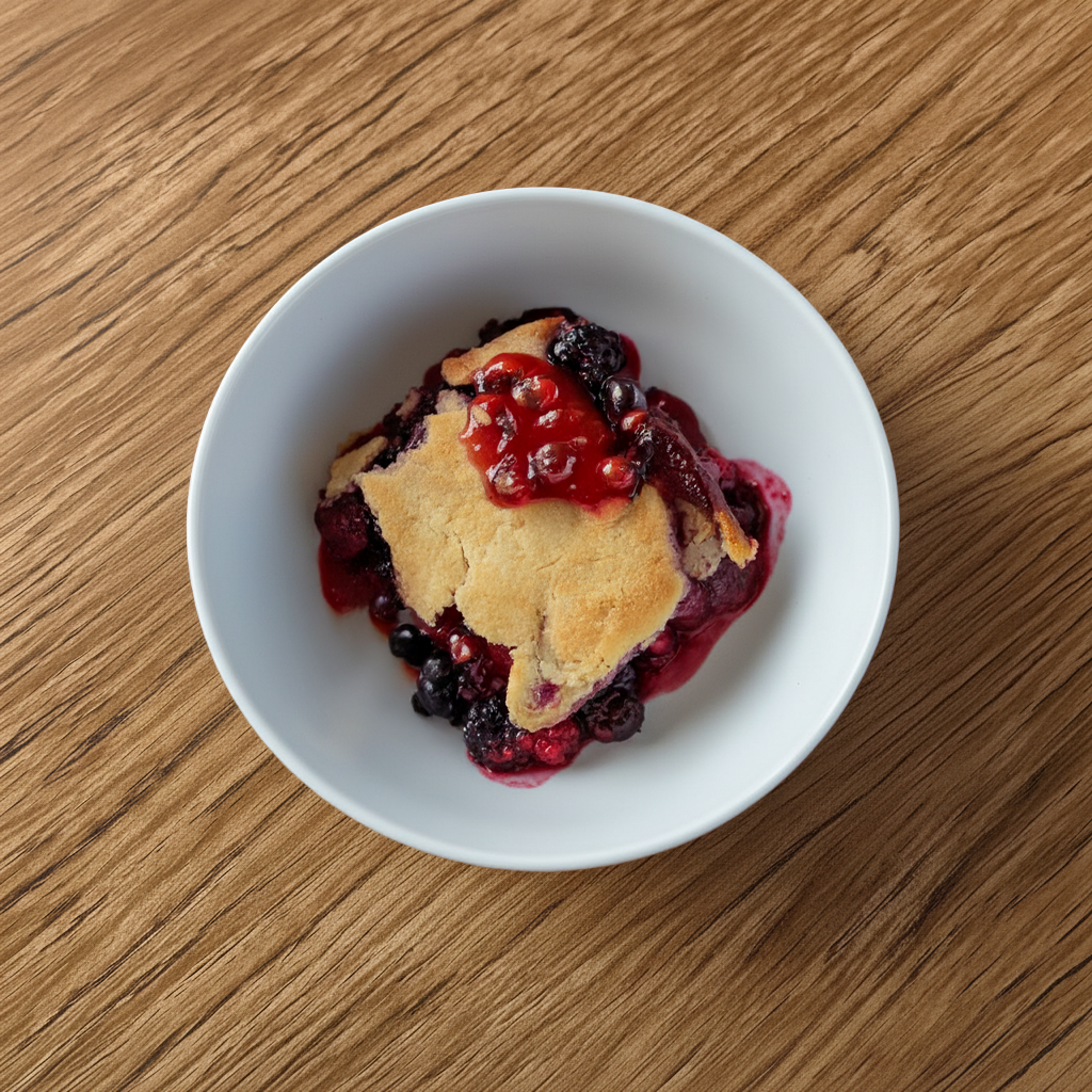 Blackberry Cobbler.