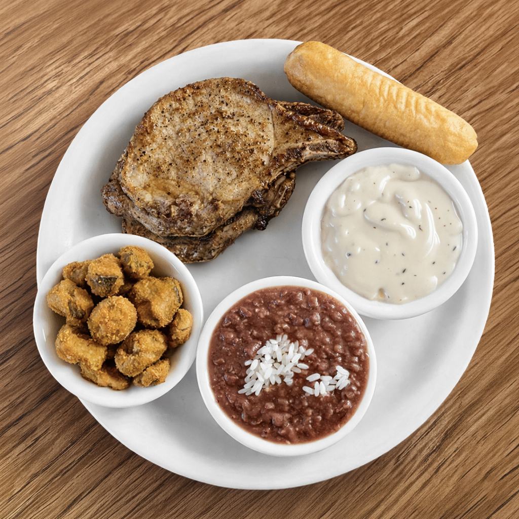 Pork Chop Dinner (2 PC).