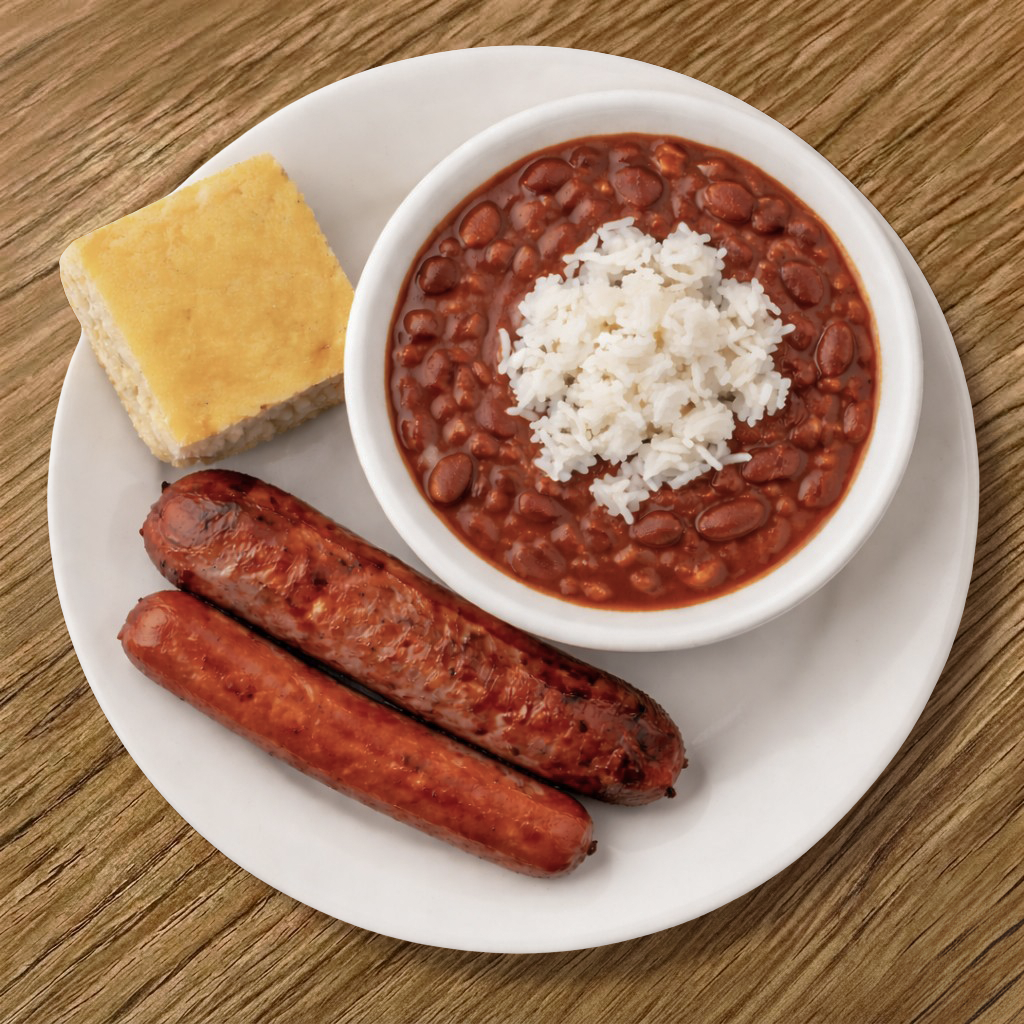 Smoked Sausage Dinner.