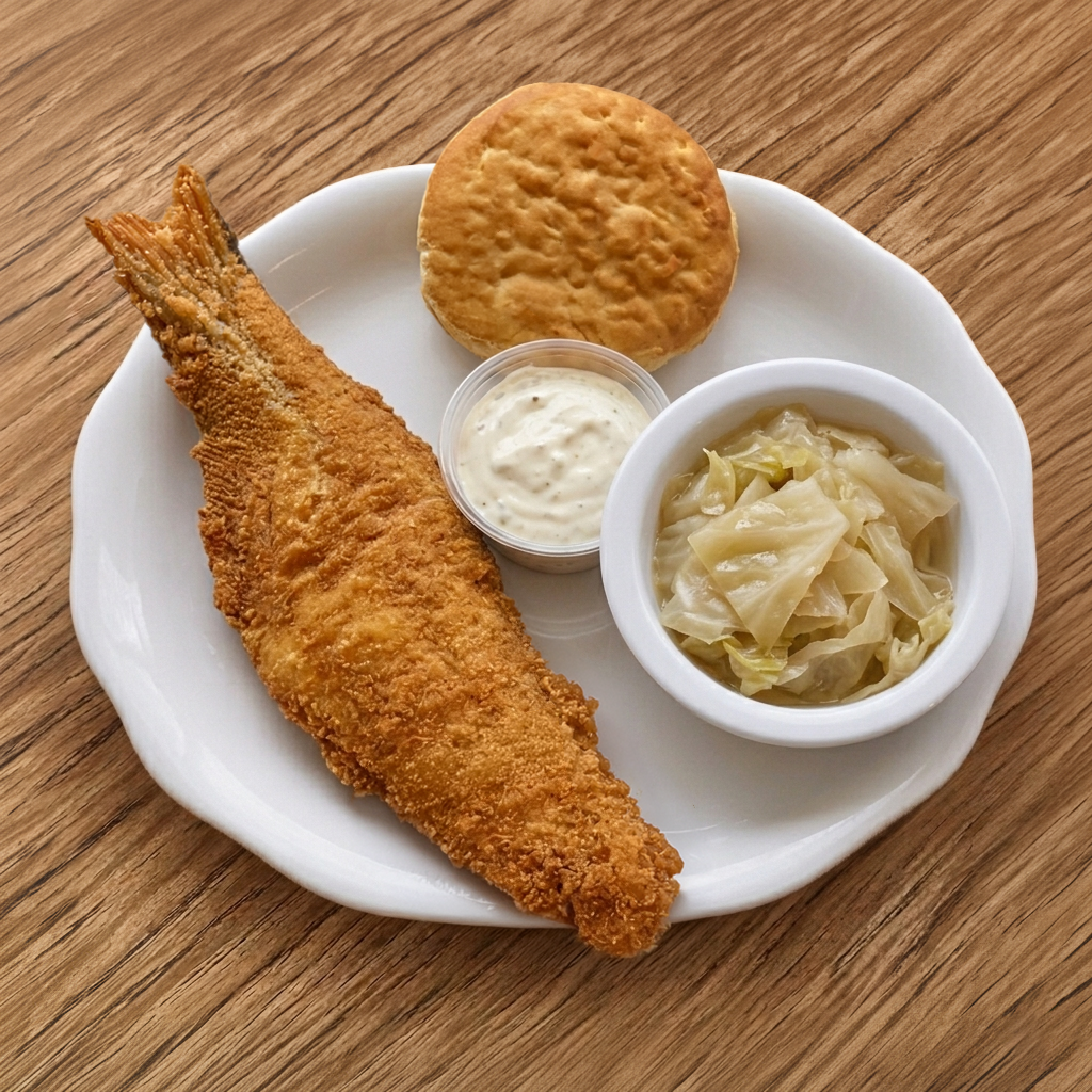 1 Piece Catfish Platter (BONE-IN).