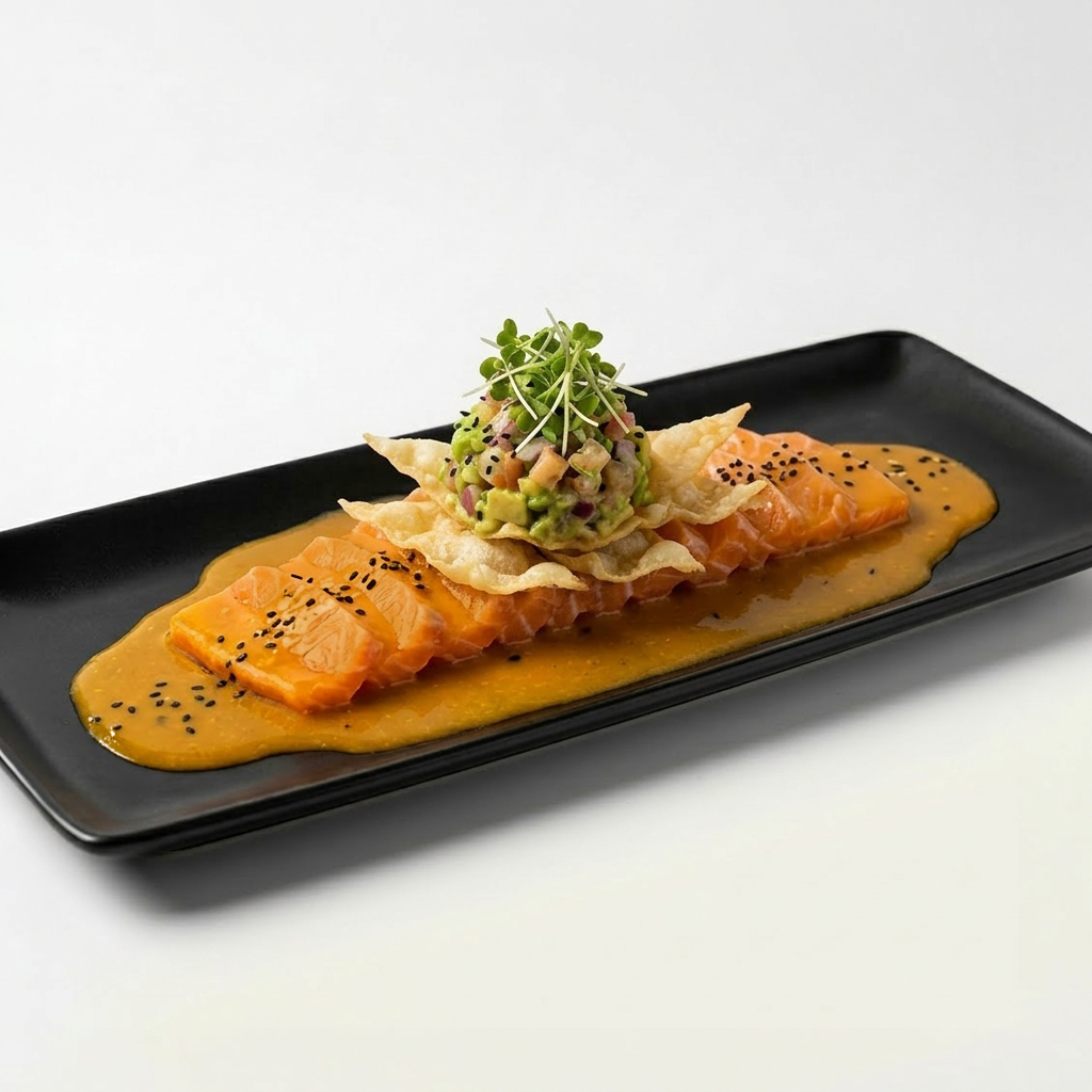 Tiradito Salmon Nikkei.