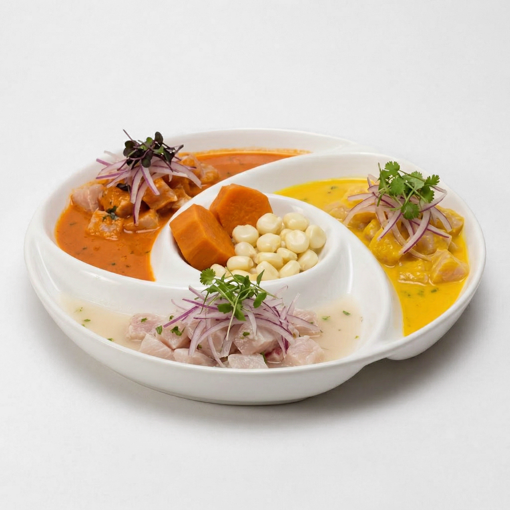 Trilogia De Ceviches Fish.