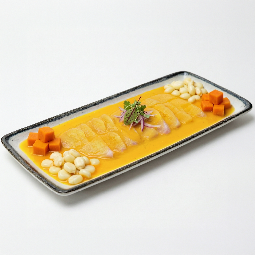 Tiradito Aji Amarillo.