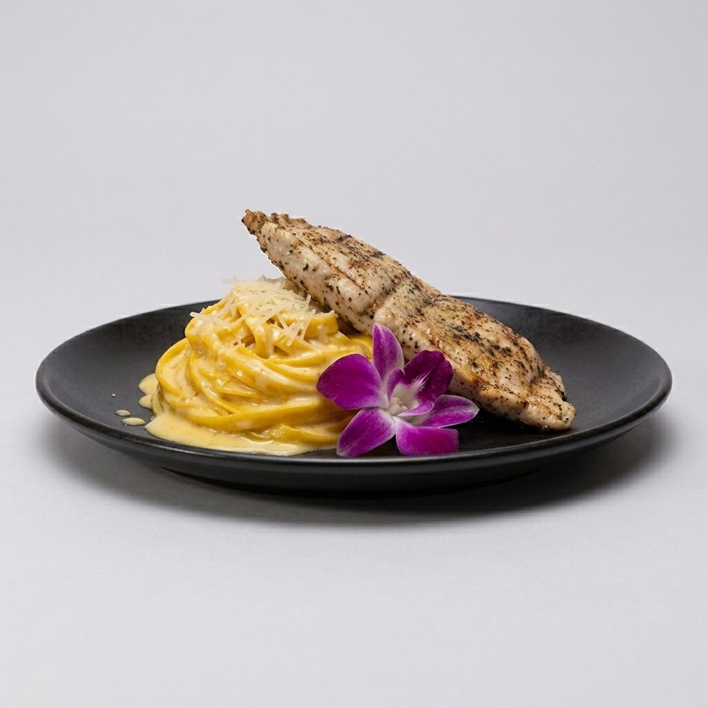 Tallarines A La Huancaina Chicken.