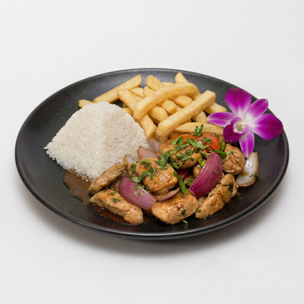 Pollo Saltado.