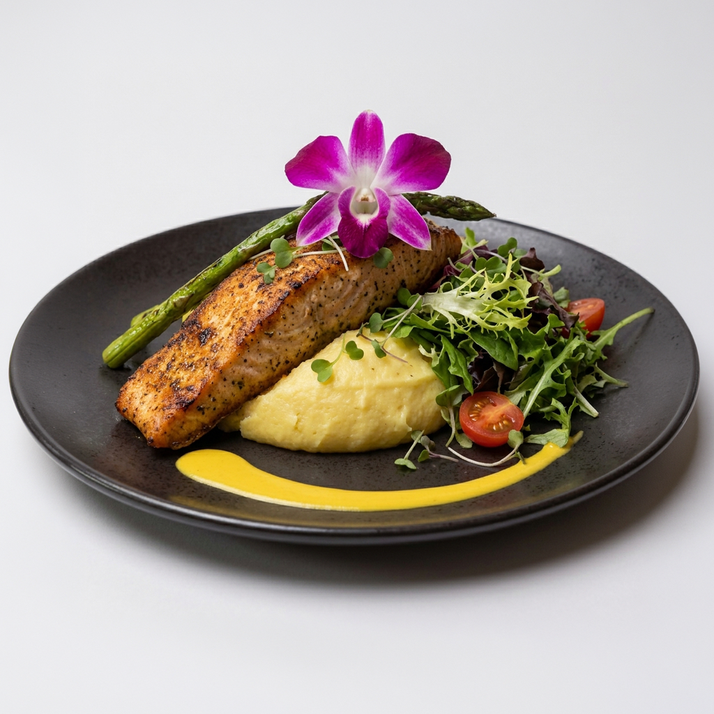 Salmon Anticuchero.