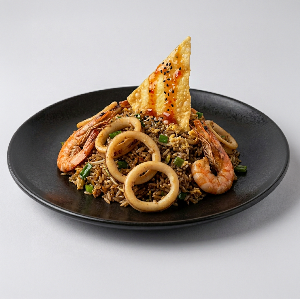 Arrroz Chaufa Seafood.