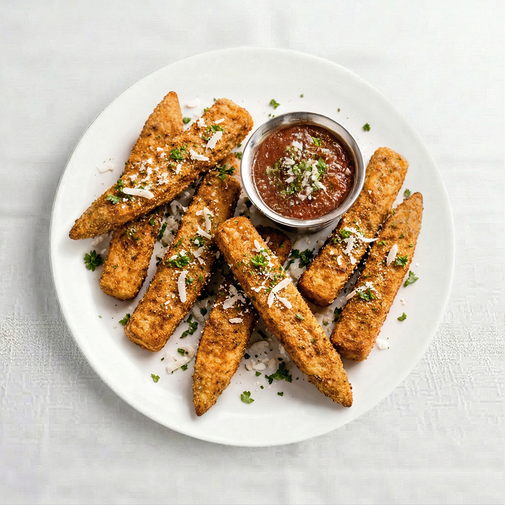 Eggplant Spears.