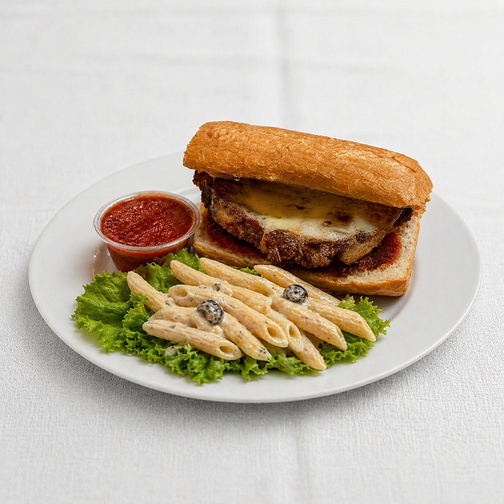 Chicken Poboy - Half.