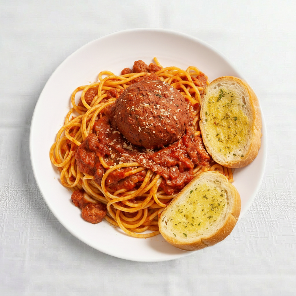 Kid Spaghetti & Meatball.