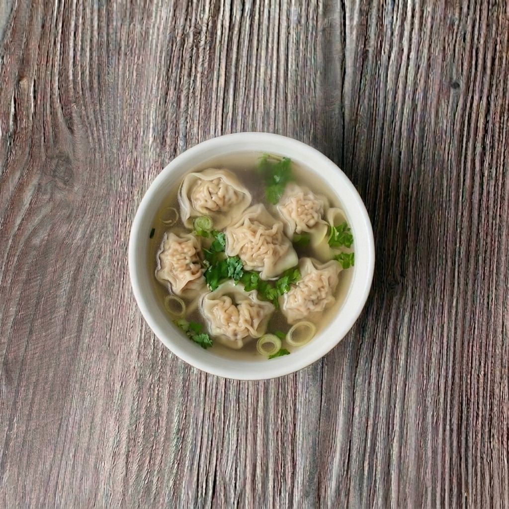 1/2 Wonton Soup.