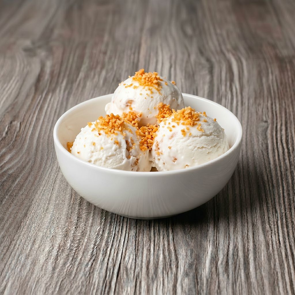 Coconut Ice Cream.