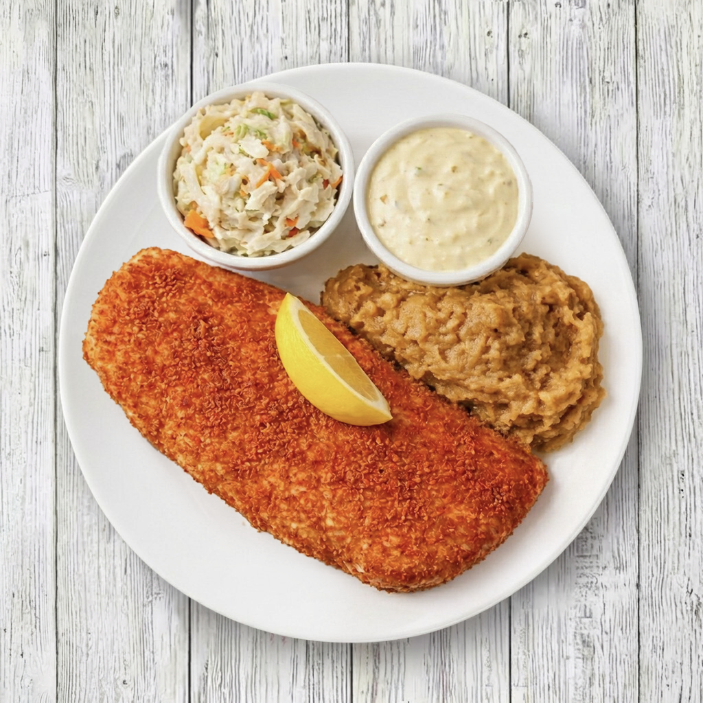 CRUNCHY FRIED GROUPER.