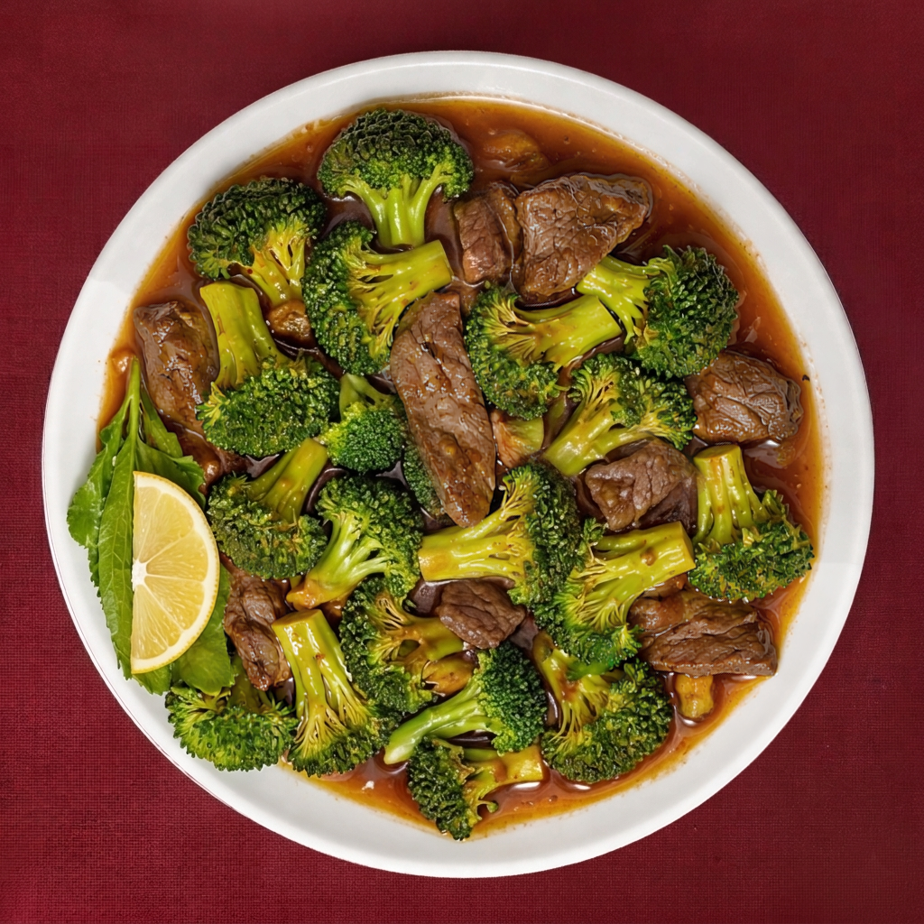 50. Sliced Beef with Broccoli.