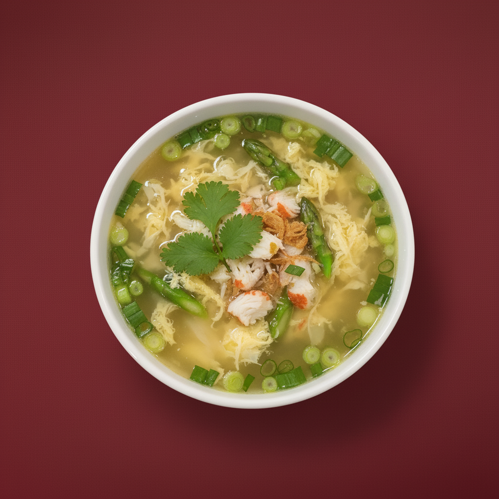 5. Crab Meat Asparagus Soup.