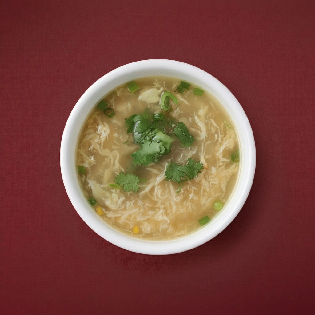 4. Minced Chicken and Corn Soup.