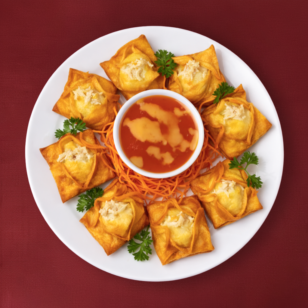 21. Crab Rangoon.