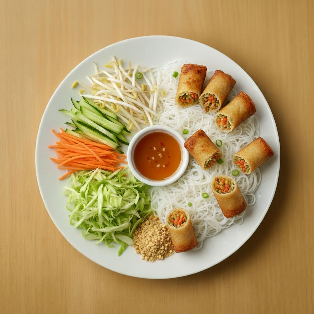Vermicelli Chicken Eggroll.