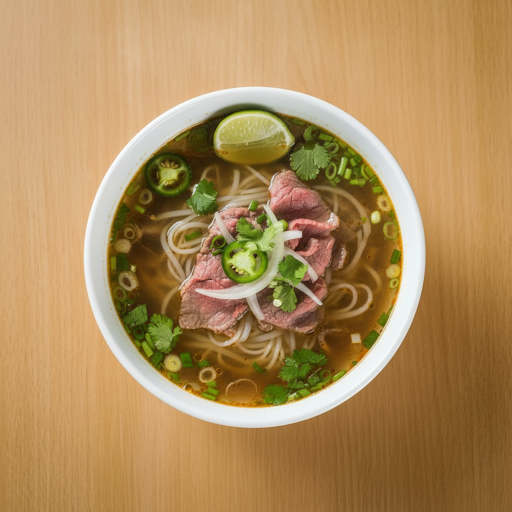 Pho Rare Beef.