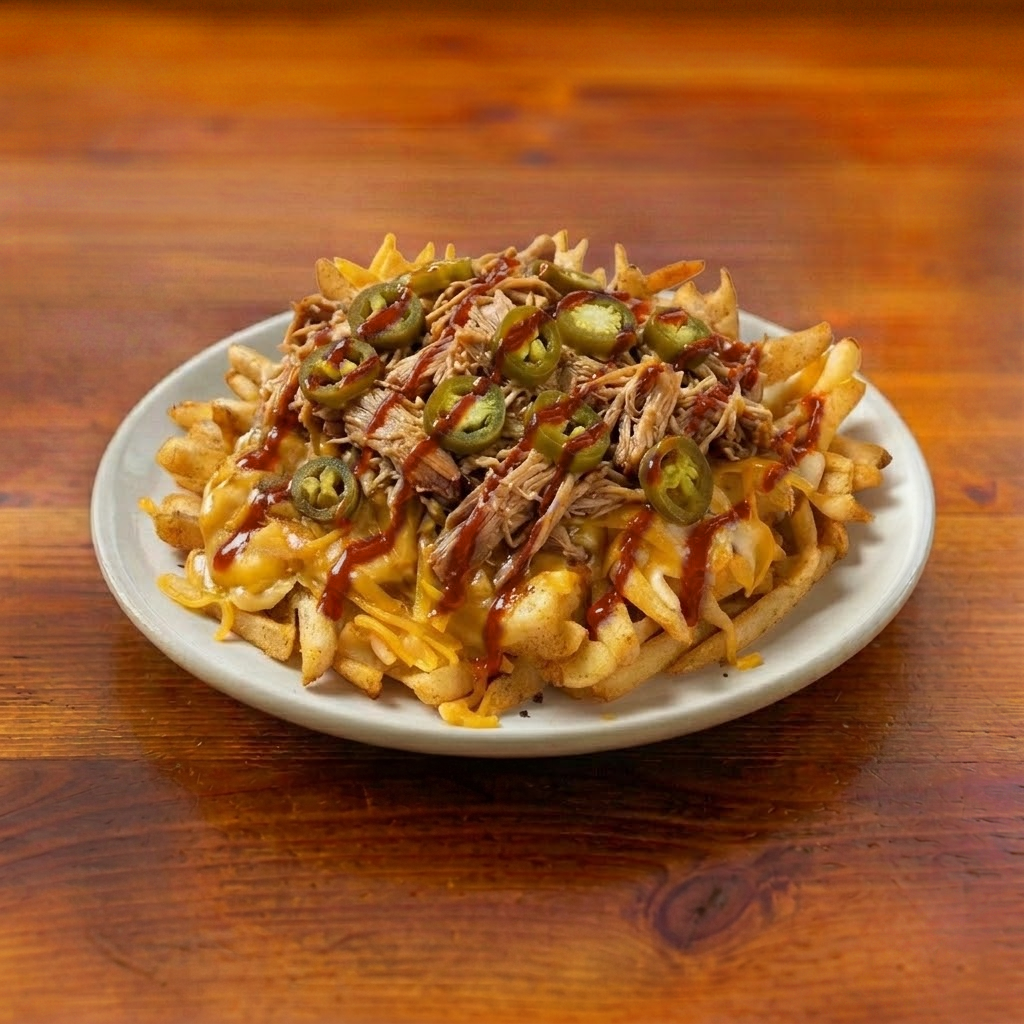 Pork Loaded Fries.
