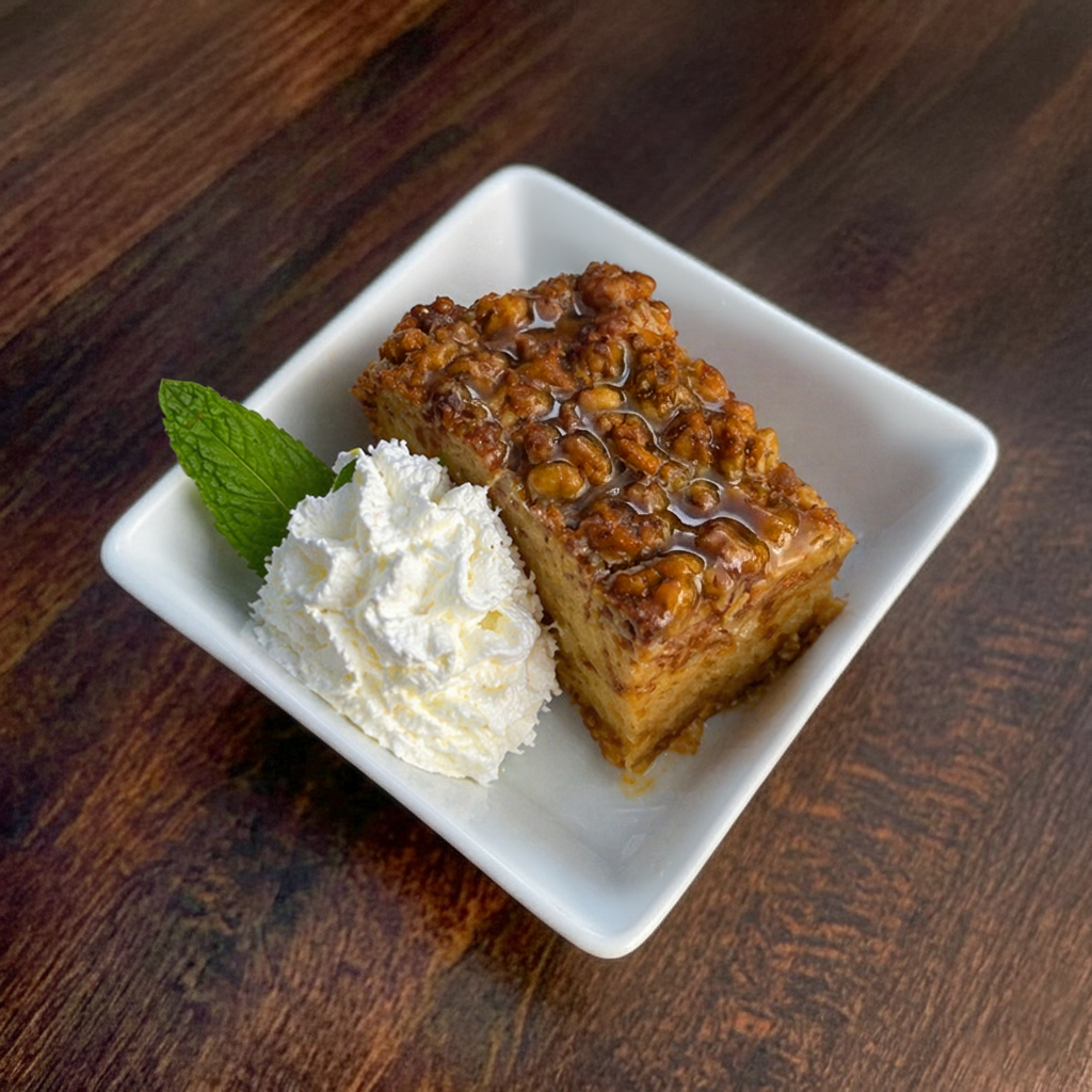 Bourbon Bread Pudding.