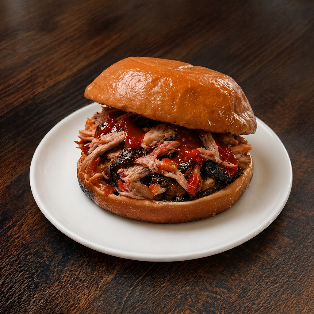 Pulled Pork Sandwich.