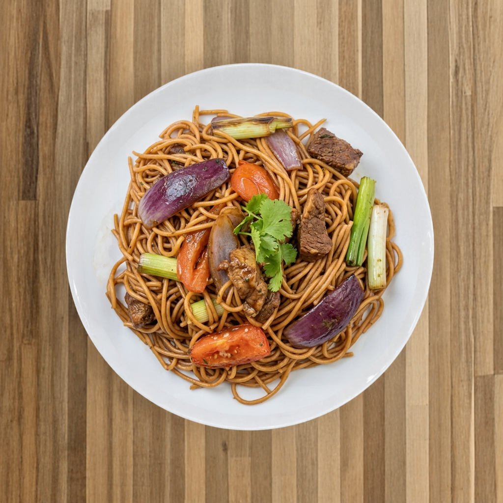 Tallarin Saltado De Pollo.