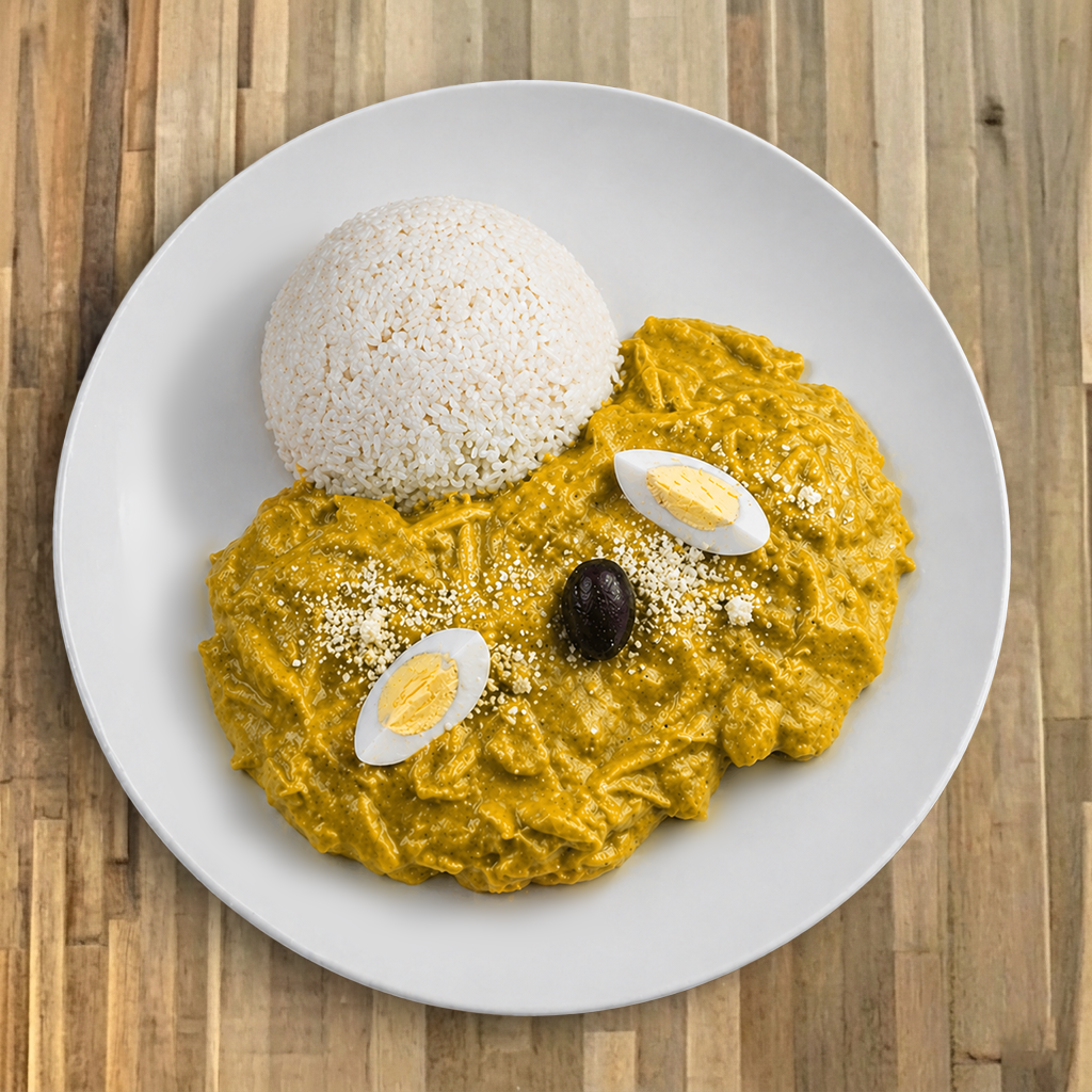 Aji de Gallina Lunch.