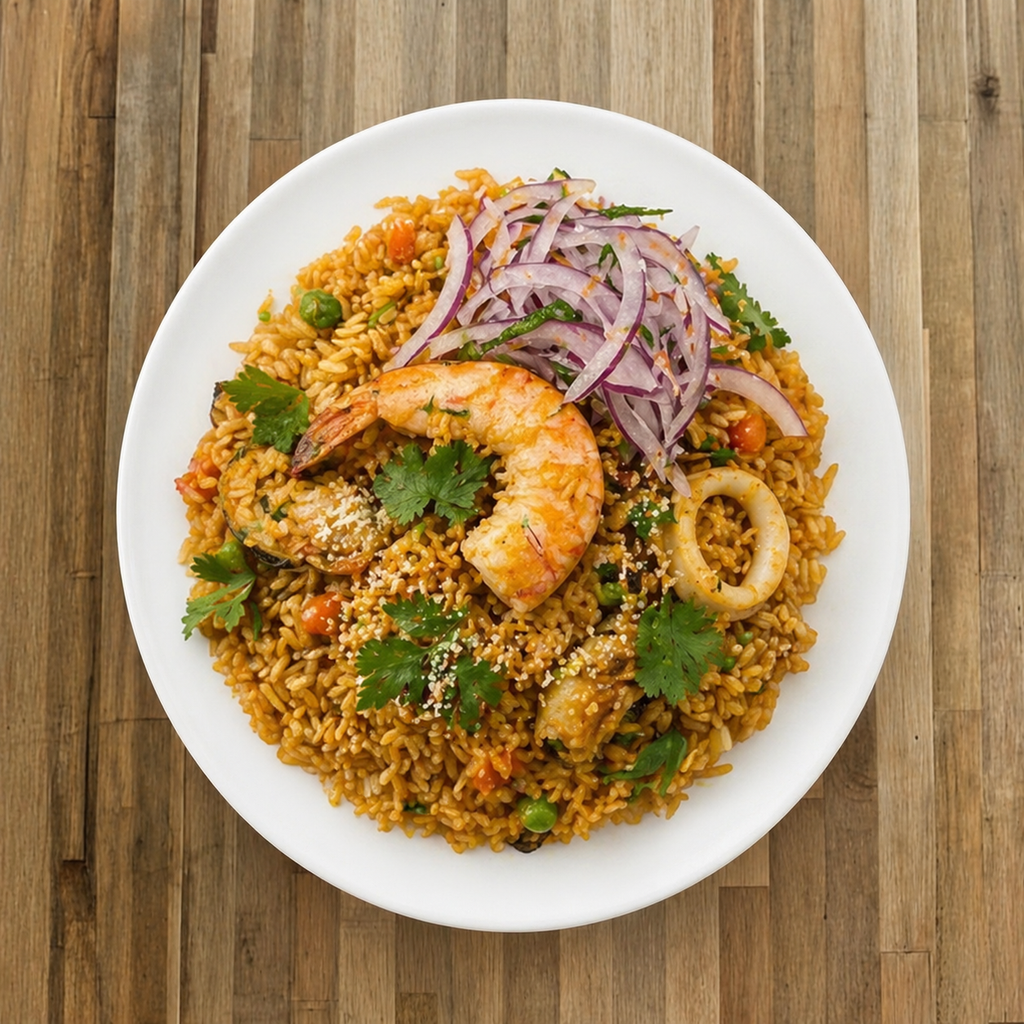 Arroz con Mariscos.