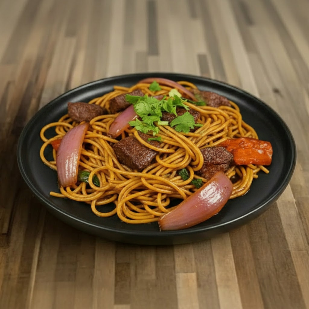 Tallarin Saltado De Lomo.