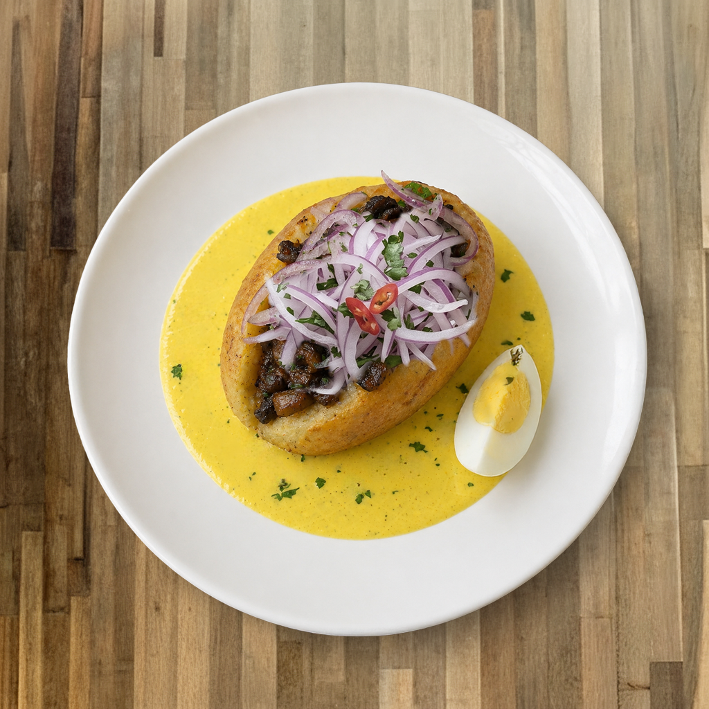 Papa rellena.