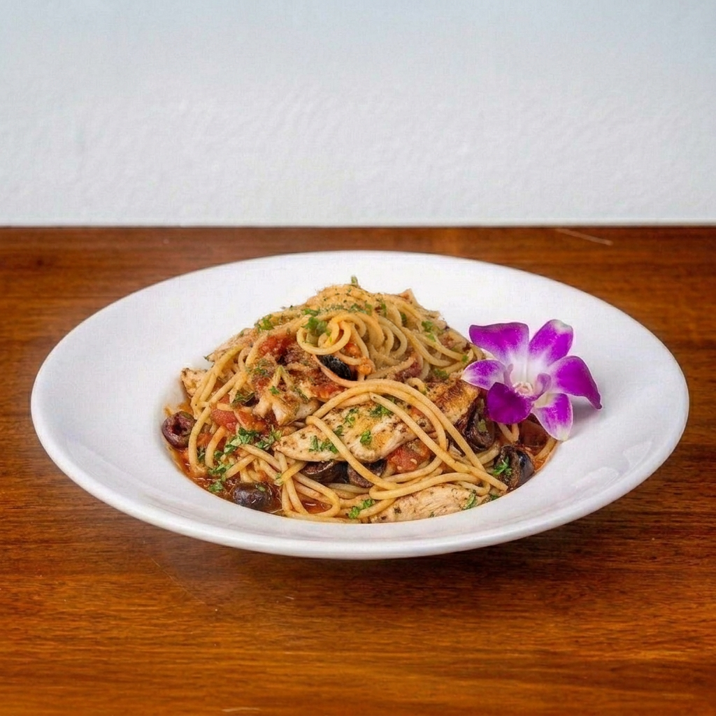Spaghetti Puttanesca.