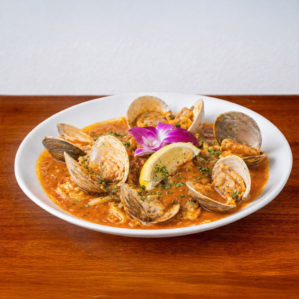 Linguini Alla Vongole Rosso.