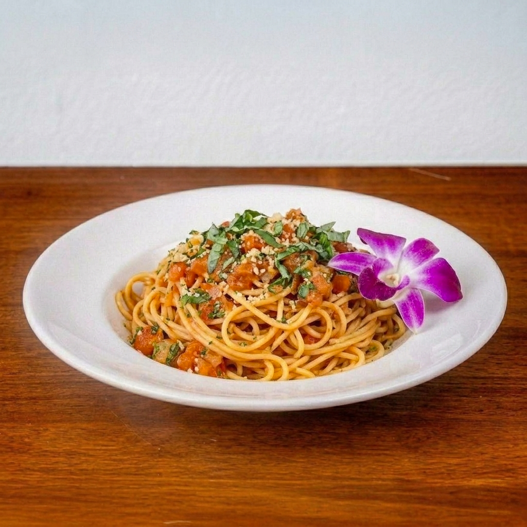 Spaghetti Alla Checca.