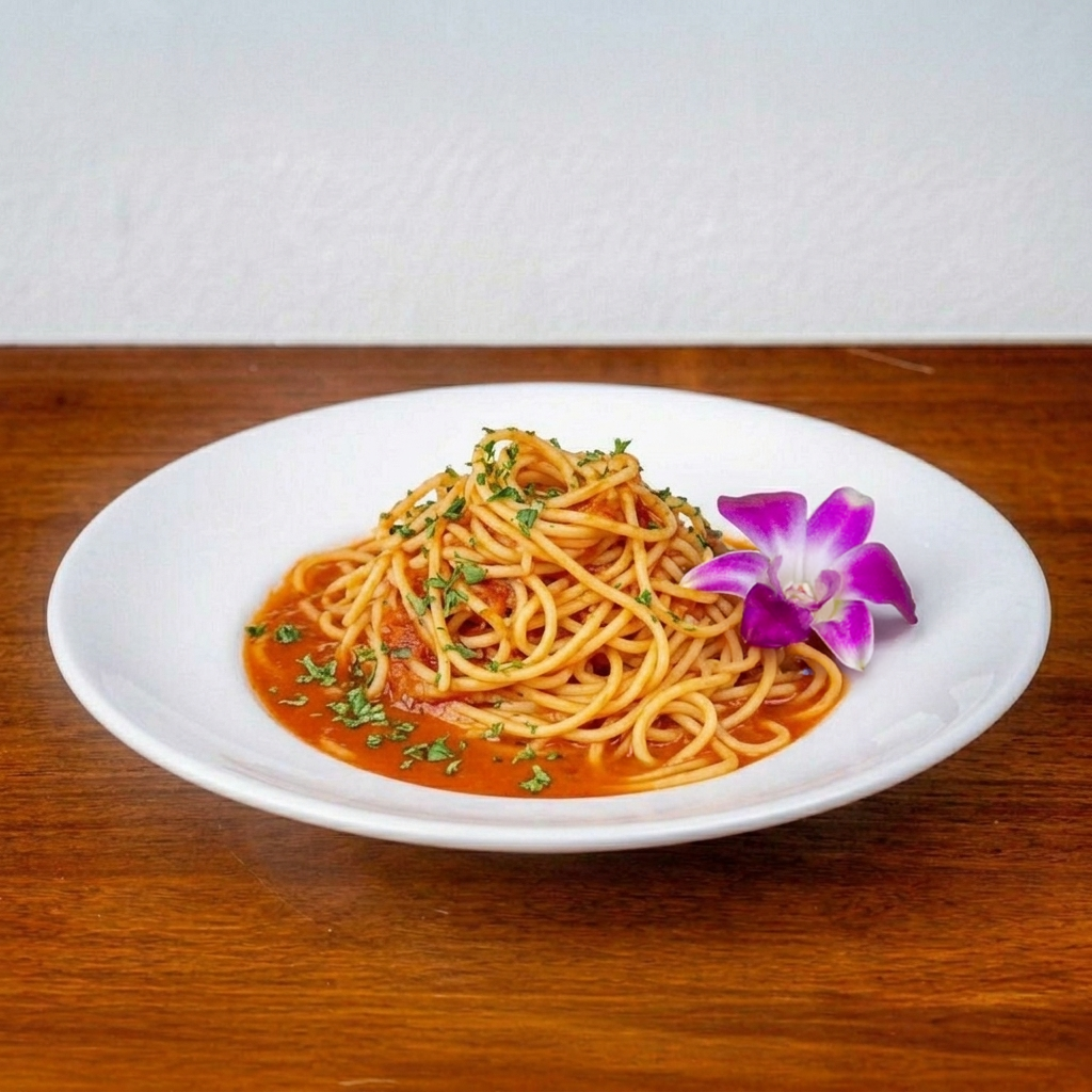 Spaghetti Marinara.