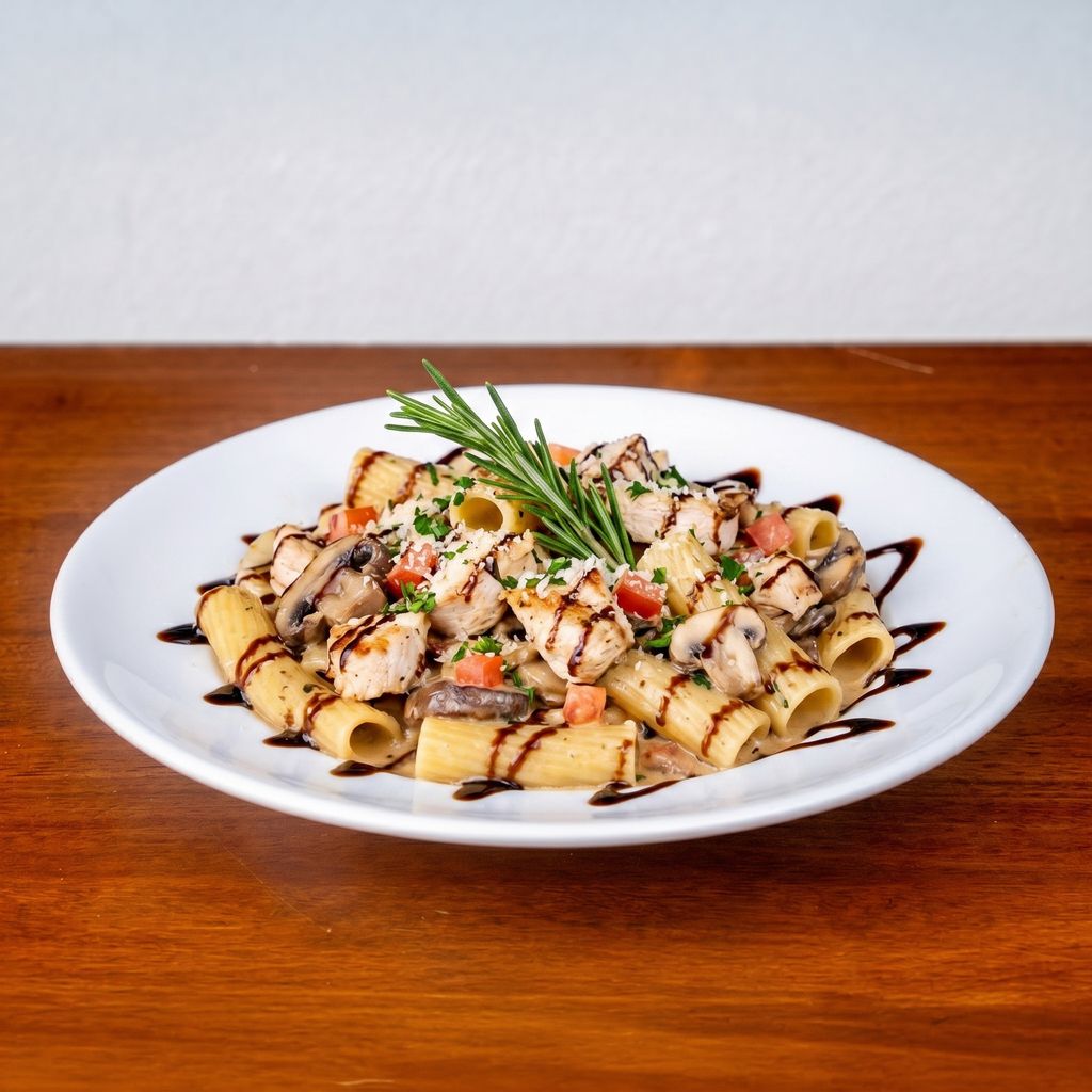 Rigatoni Con Petto Di Pollo.