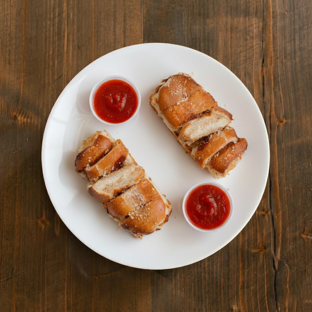 Garlic Mozzarella Cheese Bread.