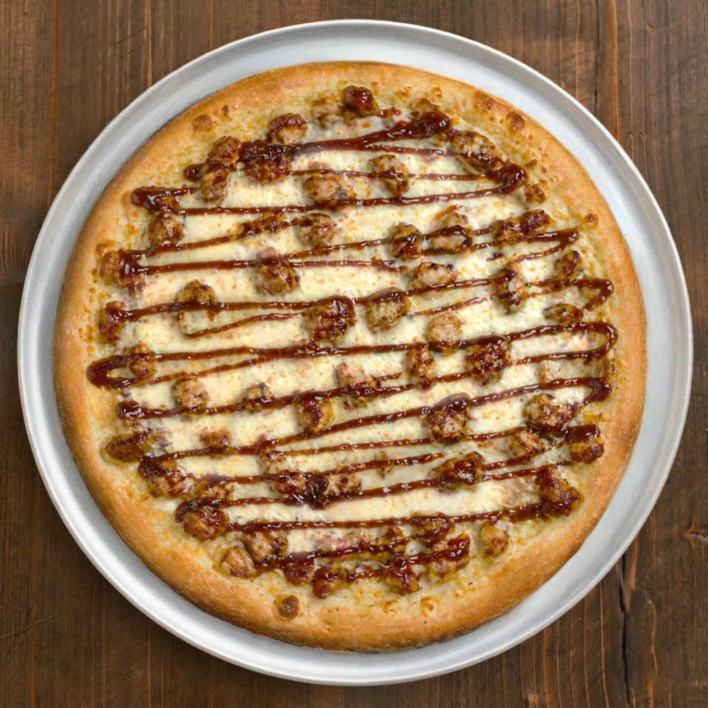 Bar-B-Que Chicken Pizza.