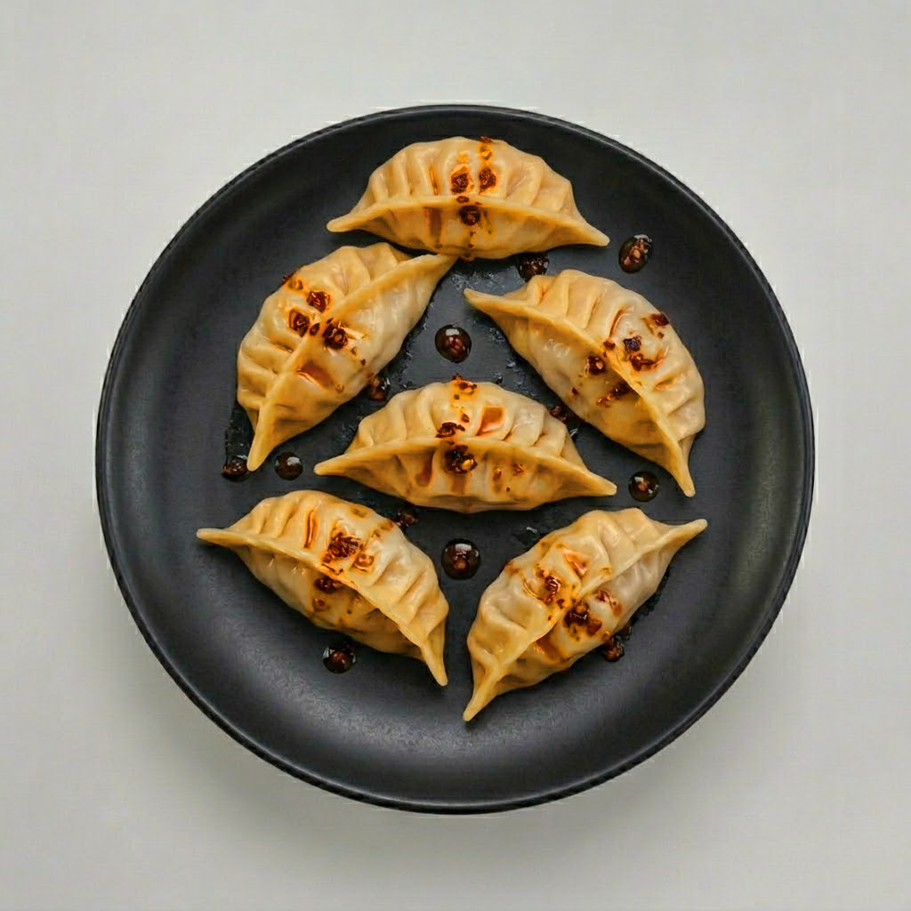 Steam Chicken Dumplings.