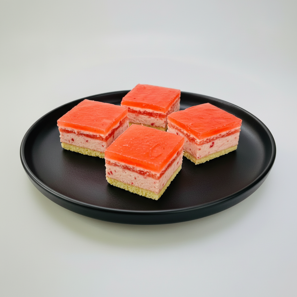 Mini Raspberry Mousse Cake (4 PCS).