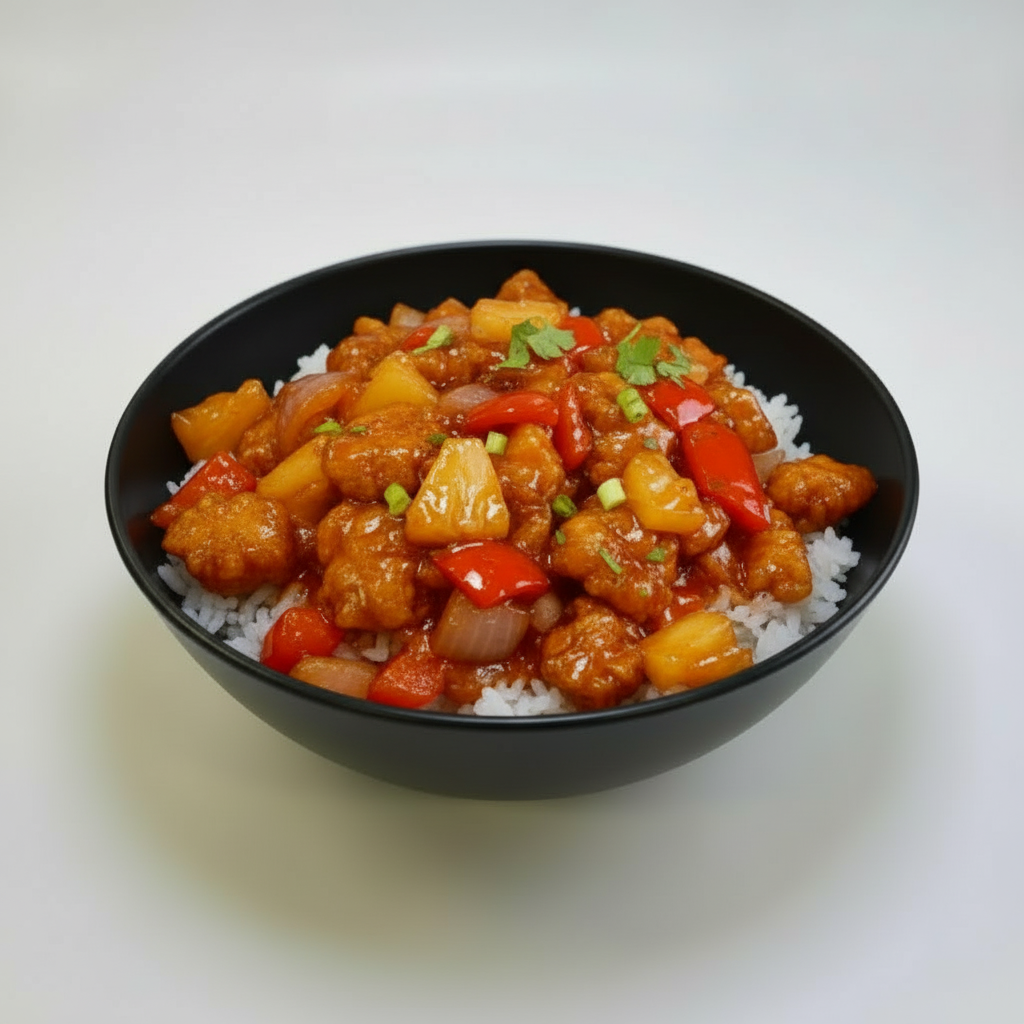 Sweet & Sour Chicken.