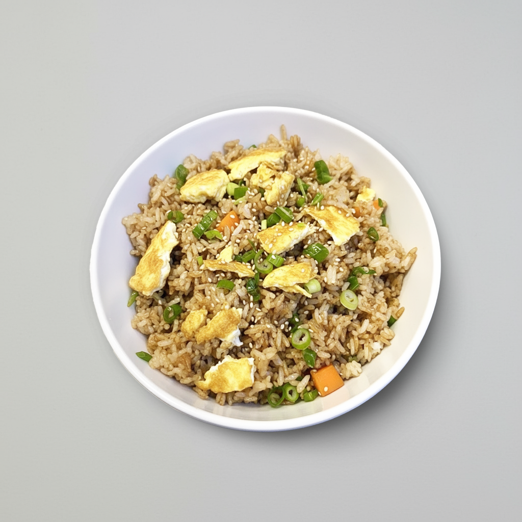 Hibachi Style Egg Fried Rice.