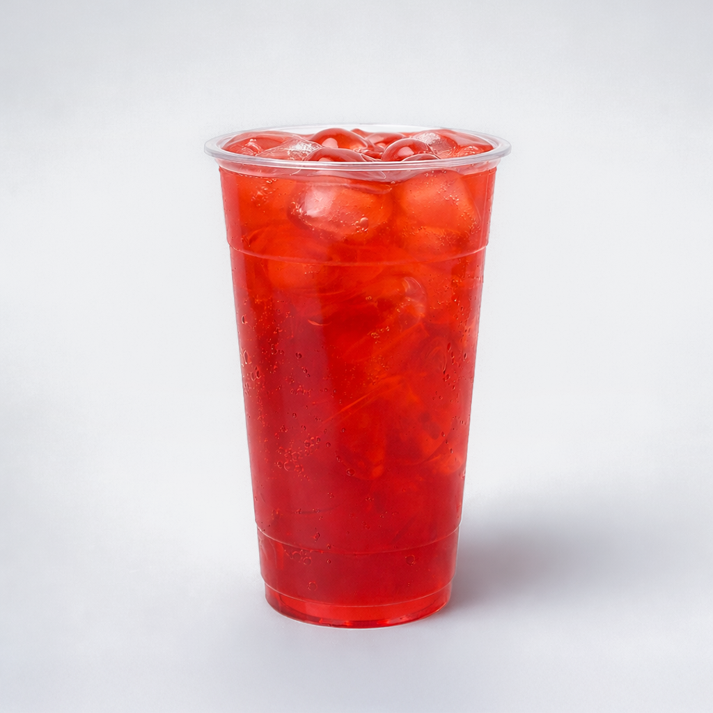 Dragon Fruit Strawberry Fruit Tea (New Drink).